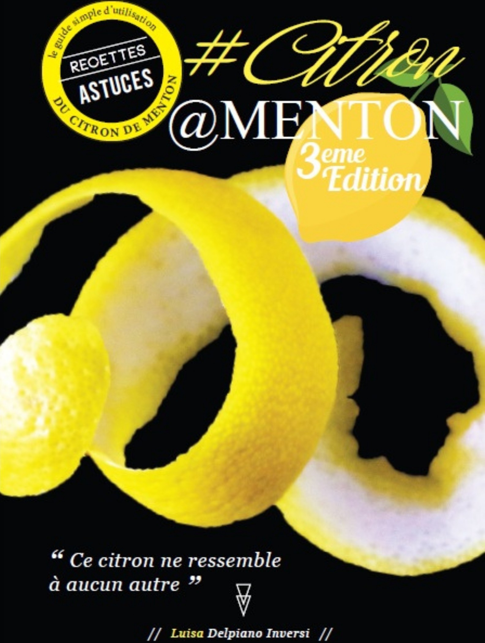 Couverture de la troisième édition de #CITRON@MENTON