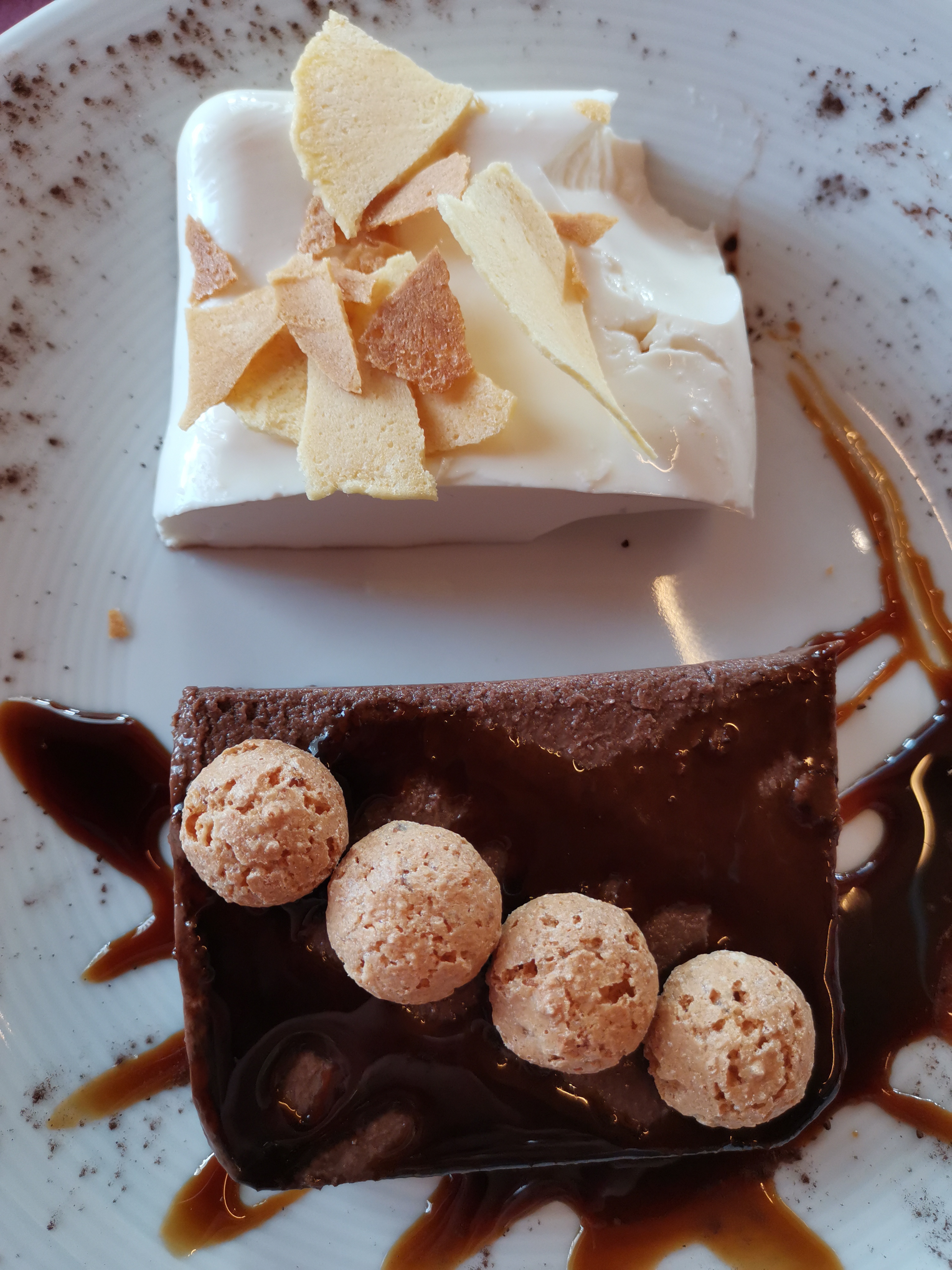 Bunet et panna cotta