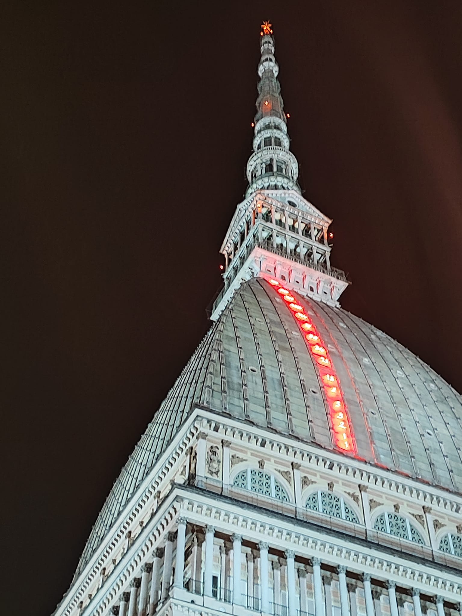 Mole Antonelliana and Fibonacci sequence